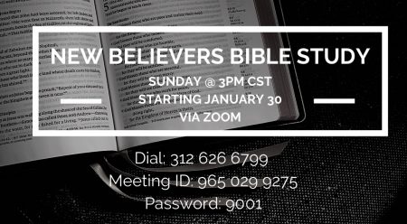 New Believer's Bible Study